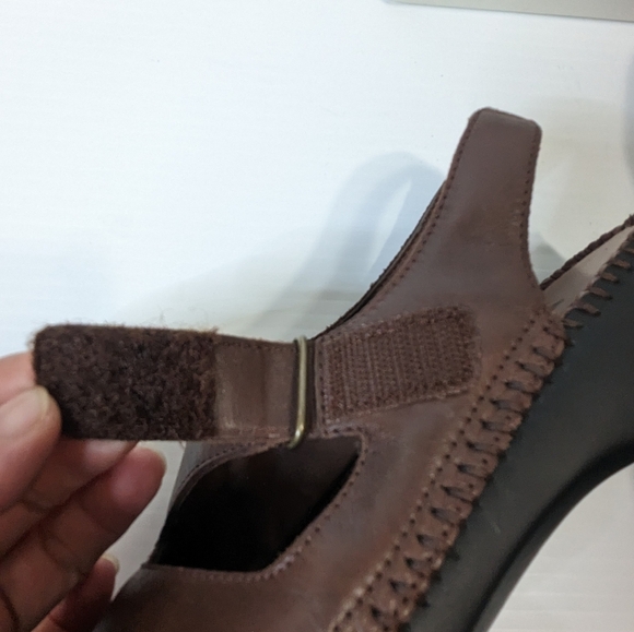 Naturalizer women's dune acorn leather slingback comfort sandals brown shoes 7 - Picture 13 of 13